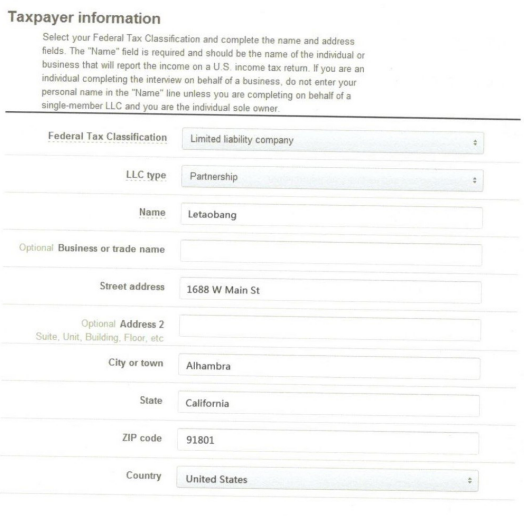 亚马逊怎么报税,亚马逊1099-K(W9)表格填写教程