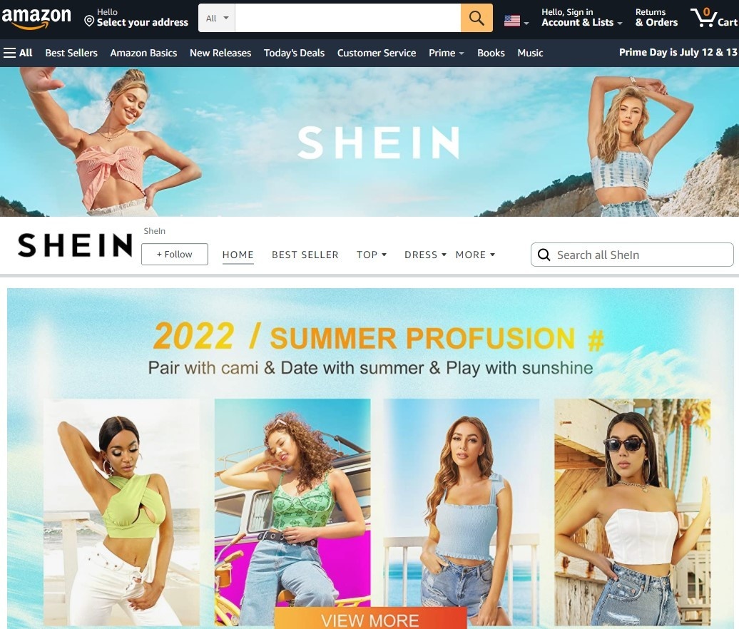 2022年上半年Shein在美下载量超越亚马逊 排名第一