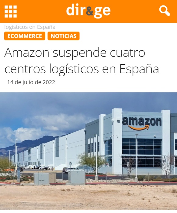 亚马逊暂停在西班牙建设四个配送中心