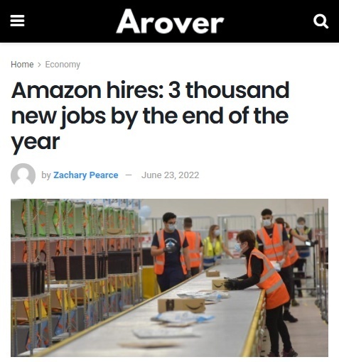 亚马逊今年计划在英国招聘4000名员工