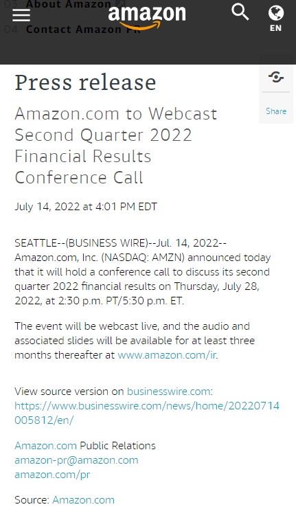 亚马逊获100万英镑税收减免,利润飙升近60%