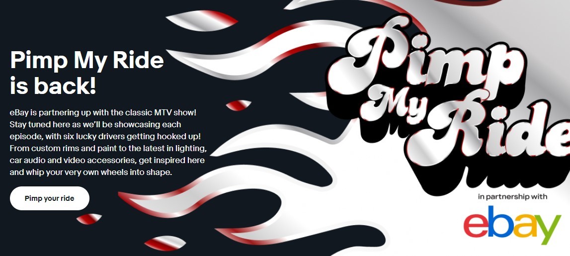 eBay与MTV电视台汽车改装节目《Pimp My Ride》达成合作