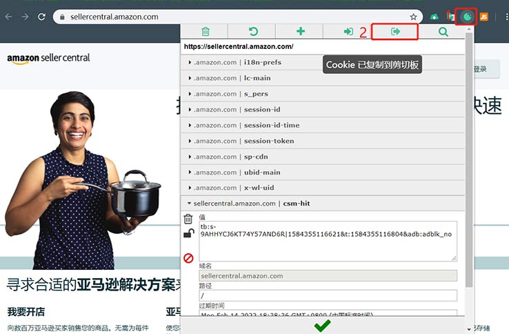 跨境卫士安全浏览器如何导入导出Cookie