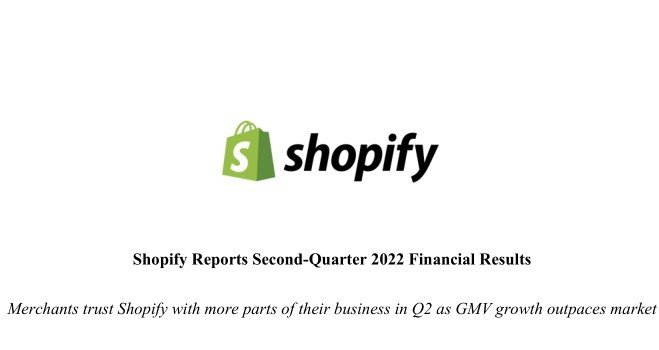 Shopify今年第二季度营收13亿美元 净亏损12亿美元