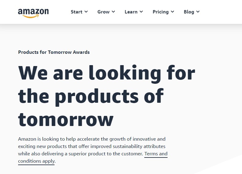 亚马逊“明日产品奖”现已开放申请