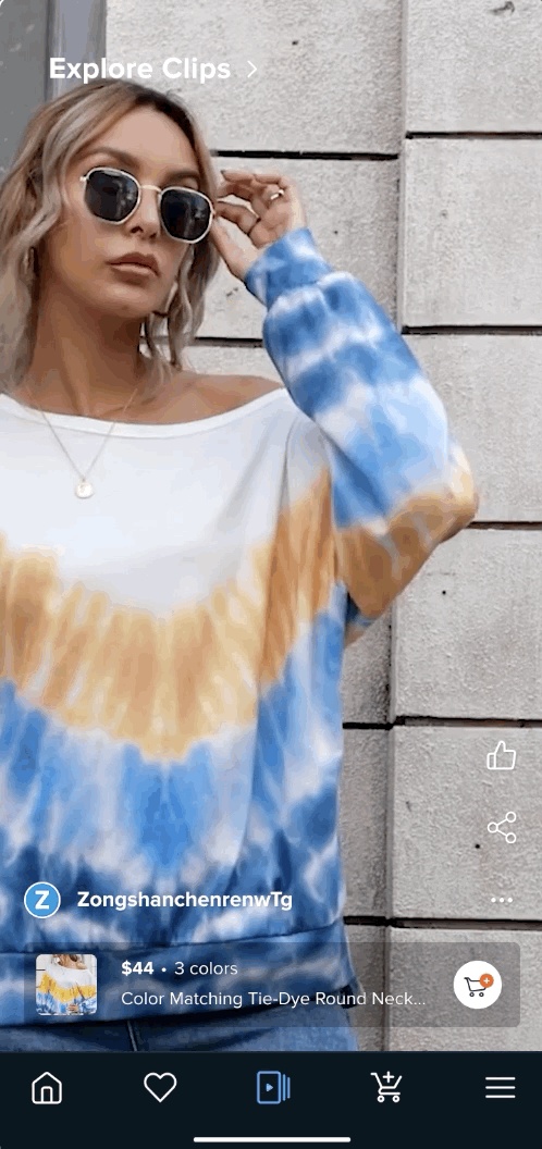 Wish Clips短视频支持音频播放功能