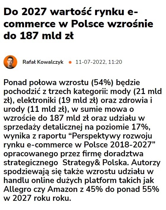 Mediapanel：亚马逊7月在波兰访问量损失近89万