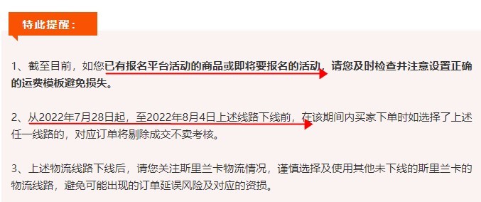 速卖通调整斯里兰卡部分物流线路