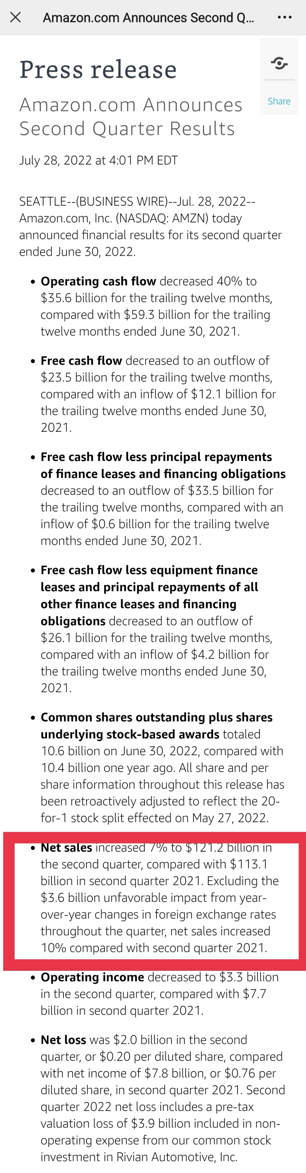 2022年亚马逊美国电商市场份额将达37.8% 排名第一