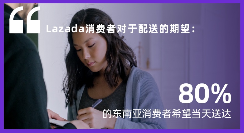 Lazada:80%东南亚消费者希望商品能当天送达