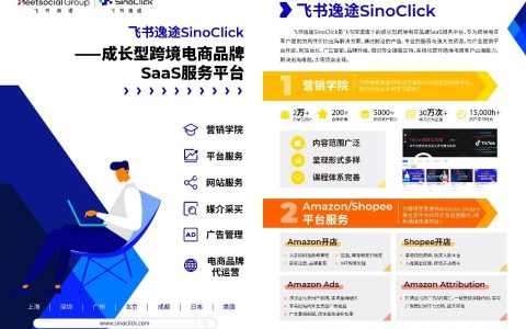 飞书逸途SinoClick：一站式跨境电商服务平台