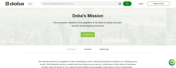 Doba-Dropshipping一件代发平台
